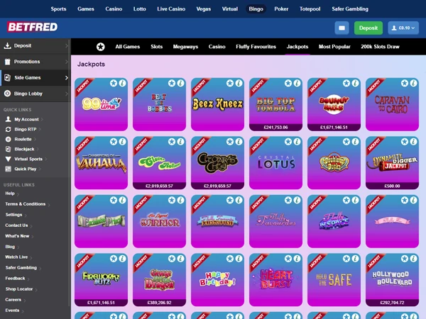 Betfred Bingo Desktop Screenshot 3