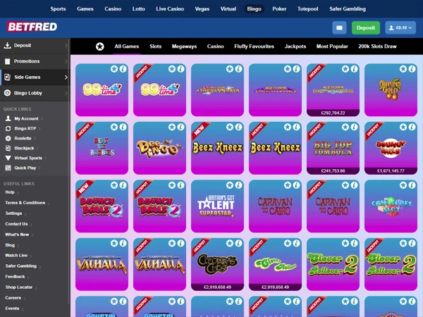 Betfred Bingo Desktop Screenshot 5