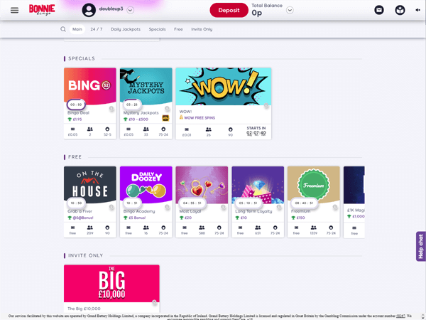 Bonnie Bingo Desktop Screenshot 5