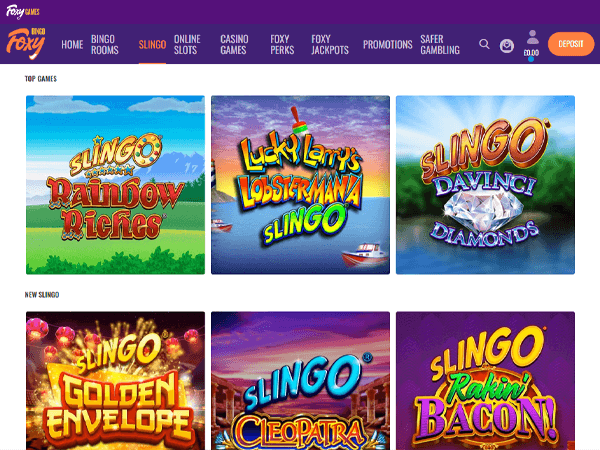 Foxy Bingo Desktop Screenshot 3