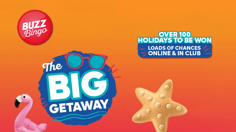 £137,500 to be won in holiday vouchers with Buzz Bingo's The Big Getaway