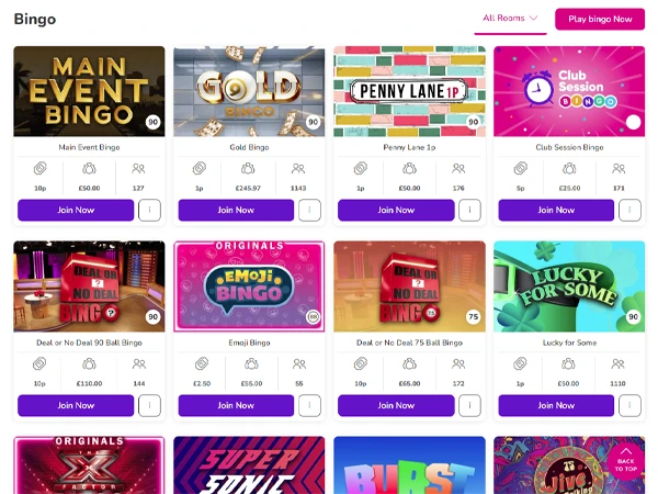 Mecca Bingo Desktop Screenshot 1