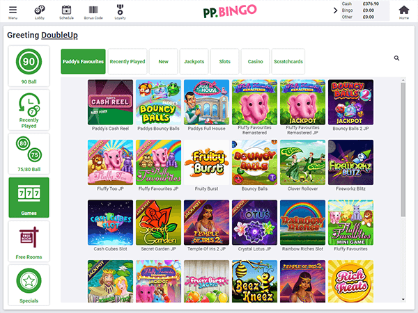 Paddy Power Bingo Desktop Screenshot 4