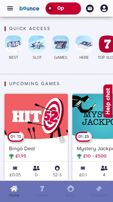 Bounce Bingo Mobile Screenshot 1