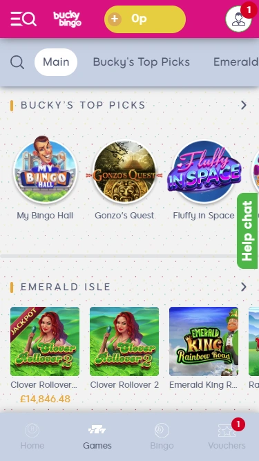 Bucky Bingo Mobile Screenshot 5