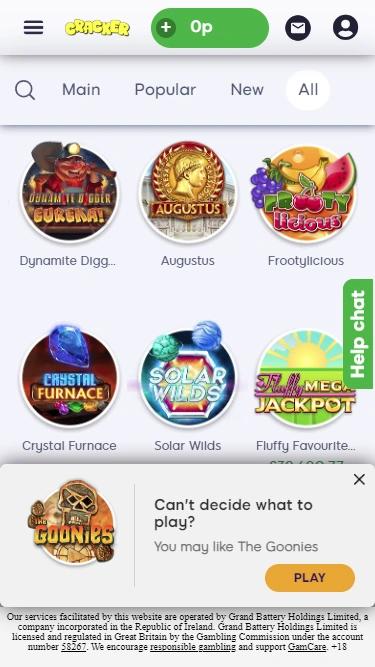 Cracker Bingo Mobile Screenshot 3