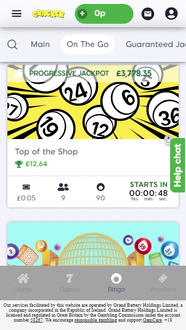 Cracker Bingo Mobile Screenshot 5