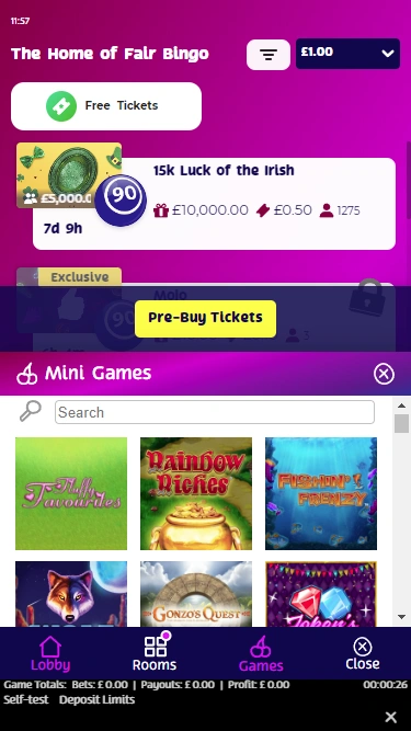 PlayOJO Bingo Mobile Screenshot 3