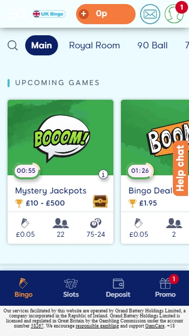 UK Bingo Mobile Screenshot 4