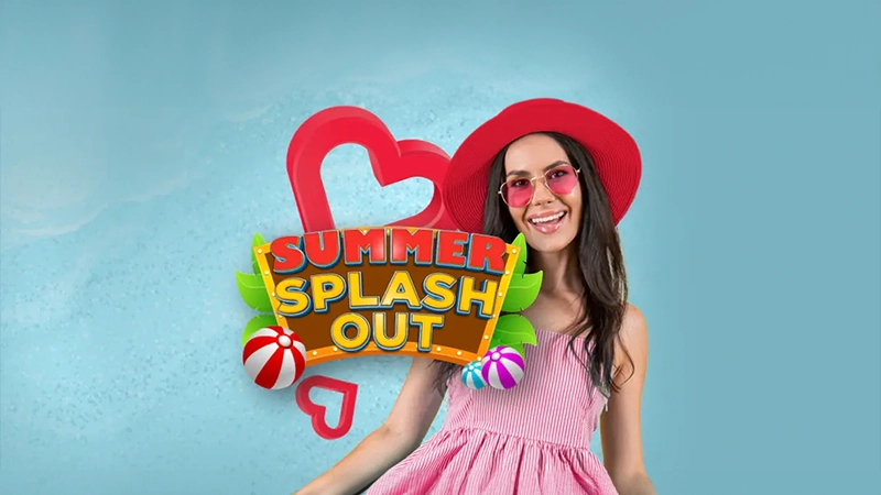 Free spins and vouchers waiting to be won with Heart Bingo's Summer Splash Out