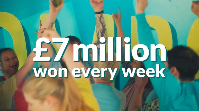 TV ad reveals that £7 million is won at tombola every single week!