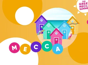 Win wager-free cash prizes with the Sandy Shacks game at Mecca Bingo