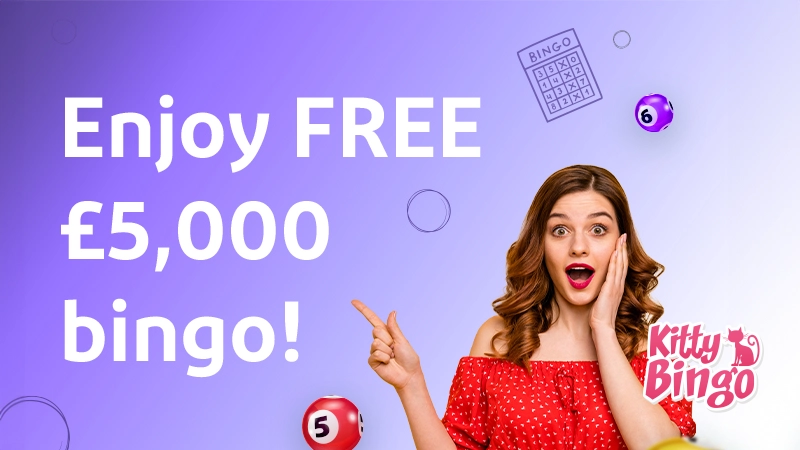 Win £715 in cash every day with free games at Kitty Bingo