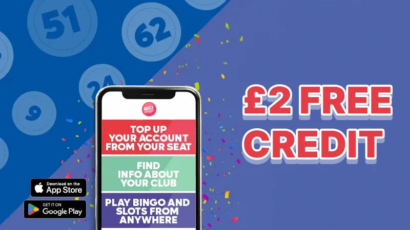 Grab £2 for downloading the new Buzz Bingo app